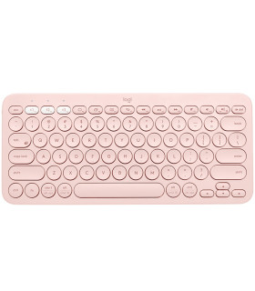 Teclado logitech k380 multi - device bluetooth rosa