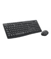 Teclado + mouse logitech mk295 silent negro wireles inalambrico