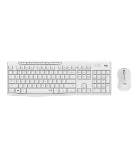 Teclado + mouse logitech mk295 silent blanco wireless inalambrico