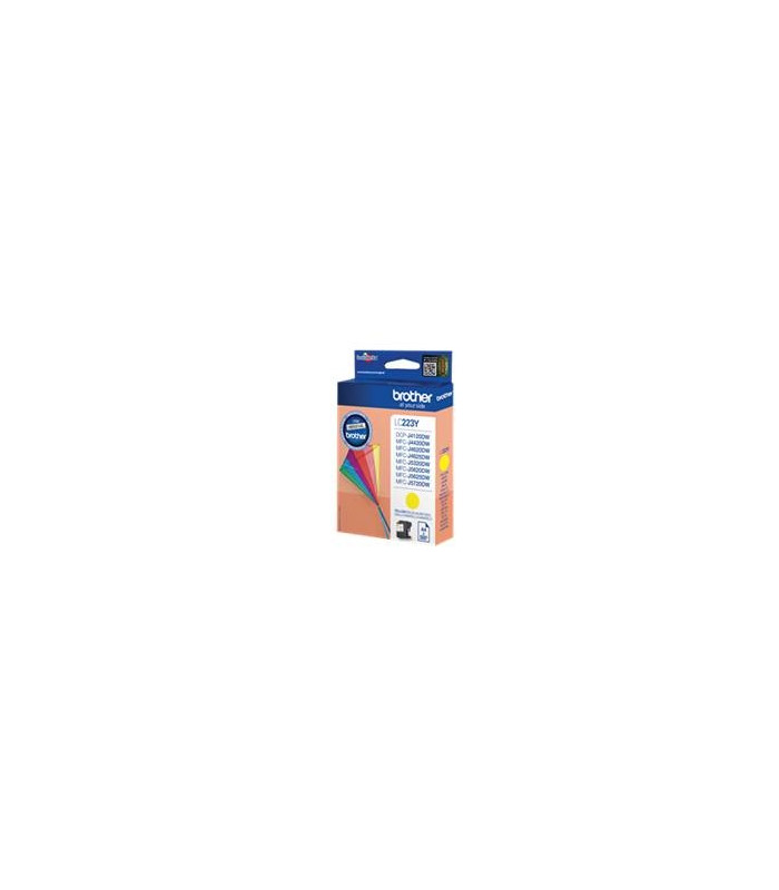 Cartucho tinta brother lc223ybp amarillo 550 paginas dcp4120dw -  mfcj4420dw -  mfcj4620dw -  mfcj5320dw -