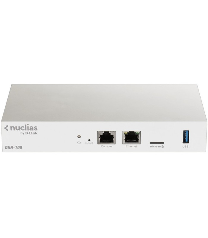 Hub d - link dnh - 100 nuclias connect inalambrico 1 puerto gigbabit ethernet 10 - 100 - 1000 1 puerto de consola 1 usb 1 micro 