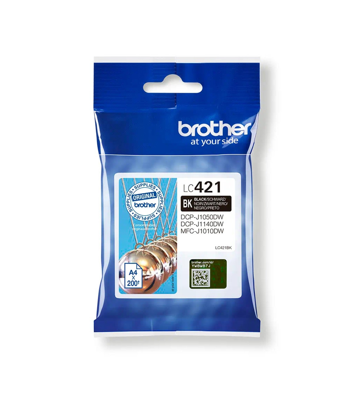 Cartucho tinta brother lc421bk negro 200 paginas