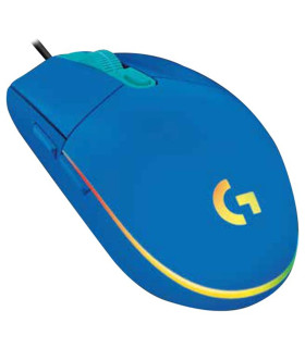 Mouse raton logitech g102 lightsync azul gaming 8.000 dpi 6 botones