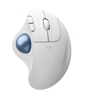 Raton inalambrico logitech ergo m575s blanco