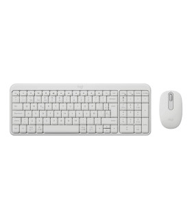 Teclado + mouse logitech mk250 inalambrico blanco