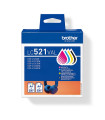 Multipack brother lc521val negro - cian - magenta - amarillo