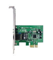 Tarjeta de red ethernet pci - express 10 - 100 - 1000 rj 45 tp - link perfil bajo