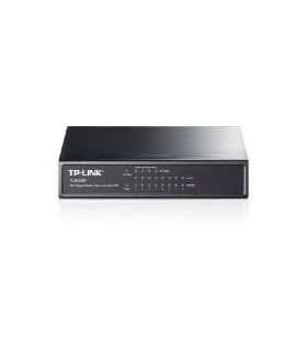 Switch 8 puertos 10 - 100mbps con 4 ptos poe tp - link