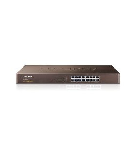 Switch 16 puertos 10 - 100 - 1000 rack 19 pulgadas tp - link