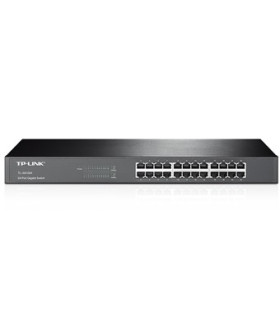 Switch 24 puertso 10 - 100 - 1000 rack 19 pulgadas 1u tp - link
