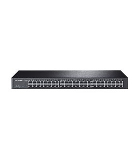 Switch 48 puertos 10 - 100 - 1000 rack 19 pulgadas 1u tp - link