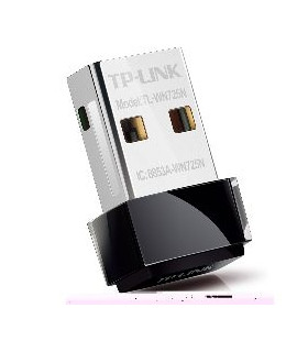 Adaptador usb 2.0 wifi 150 mbps tplink formato nano