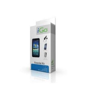 Accesorio ipad 2 essential kit igo. funda protectora silicona + protector pantalla diamant+ cargador mechero - coche + cable car