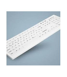 Teclado active key ak - c8100f - uvs - w - sp blanco ip68