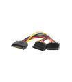 Cable alimentacion lanberg sata macho - 2x sata hembra 15cm
