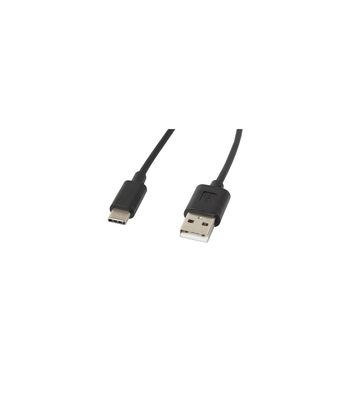 Cable usb lanberg 2.0 macho -  usb tipo c macho 1.8m negro