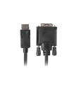 Cable displayport lanberg macho - dvi - d macho 24+1 1.8m negro