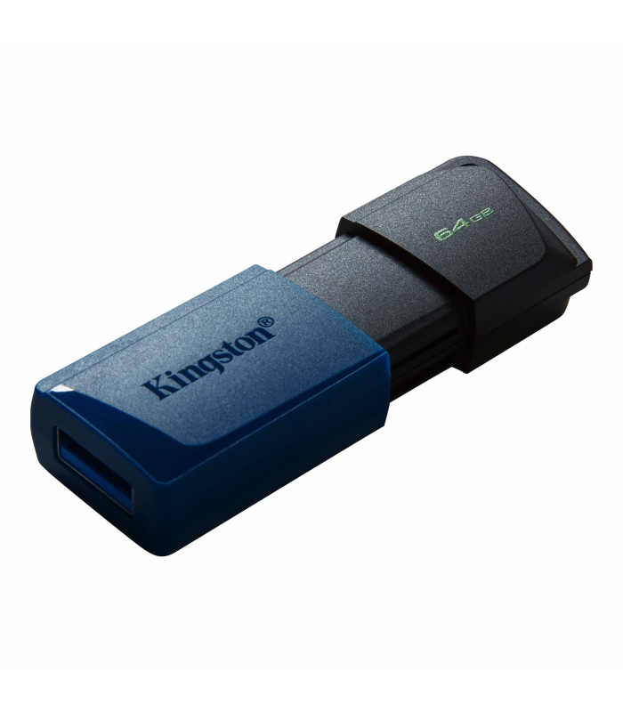 Memoria usb 3.2 kingston 64gb datatraveler dtxm azul