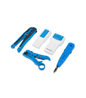 Kit herramientas lanberg pelacables -  crimpadora -  testador