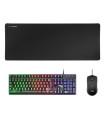 Kit teclado + mouse raton mars gaming mcpxbpt + alfombrilla portugues