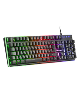 Kit teclado + mouse raton mars gaming mcpxbpt + alfombrilla portugues