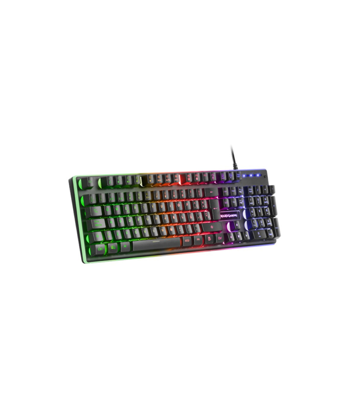 Kit teclado + mouse raton mars gaming mcpxbpt + alfombrilla portugues