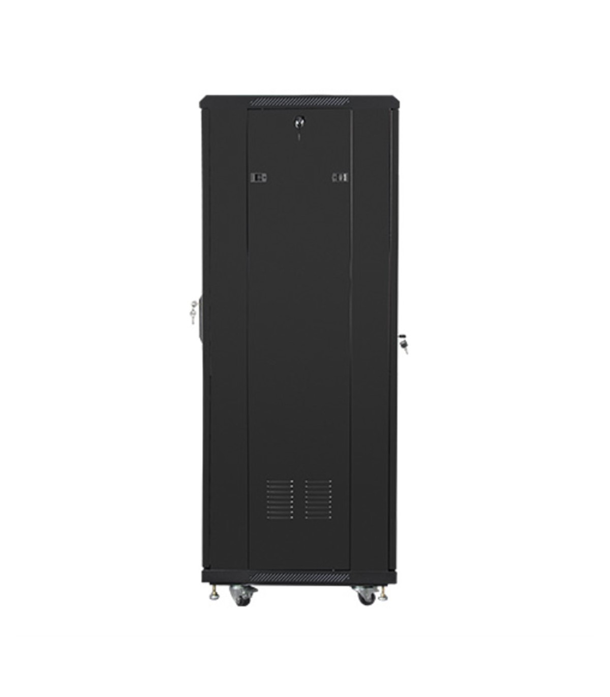 Armario rack lanberg de suelo 32u - 600x600x1603 19 pulgadas flat pack negro