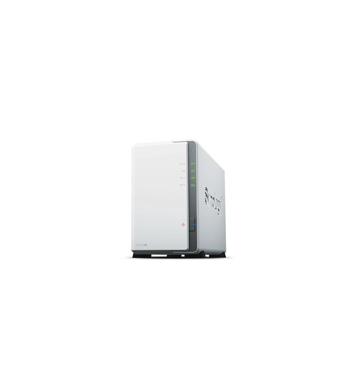 Servidor nas synology disk station  ds223j 1gb 2 bahias raid ethernet gigabit