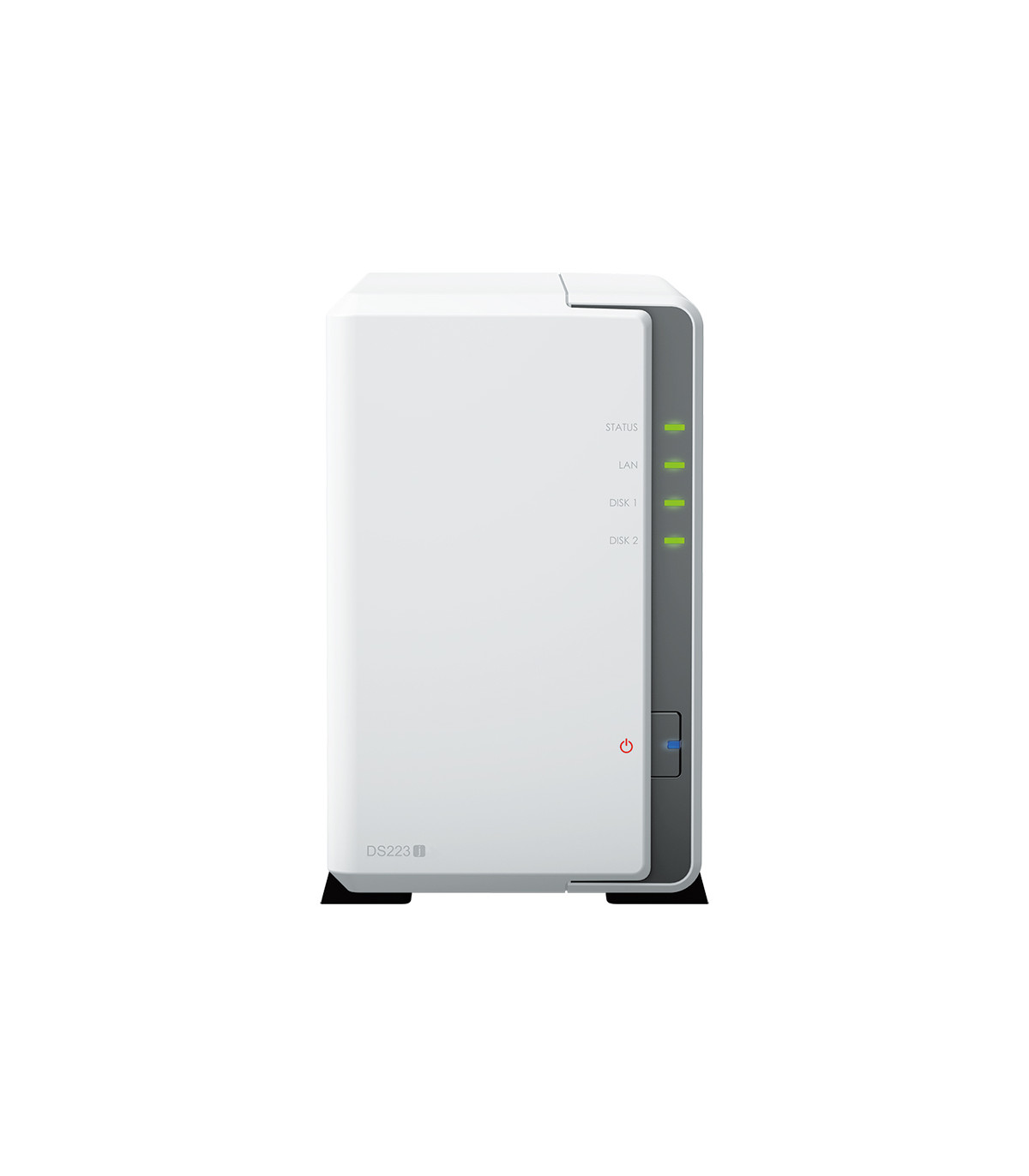 Servidor nas synology disk station  ds223j 1gb 2 bahias raid ethernet gigabit