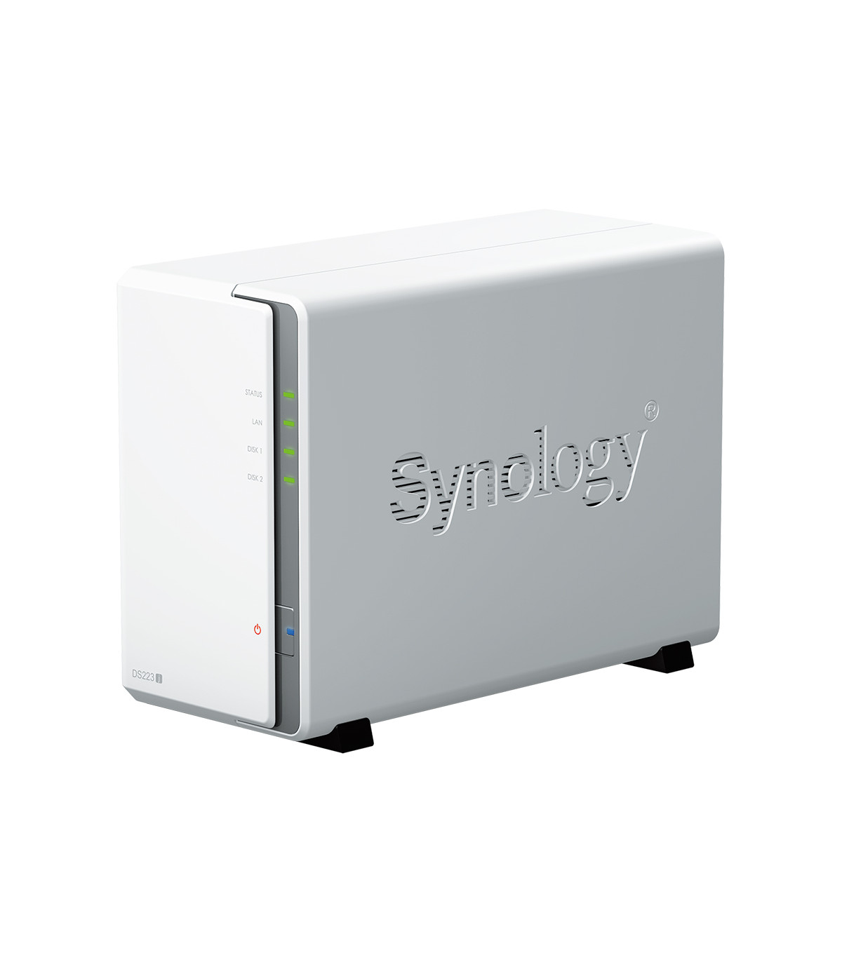 Servidor nas synology disk station  ds223j 1gb 2 bahias raid ethernet gigabit