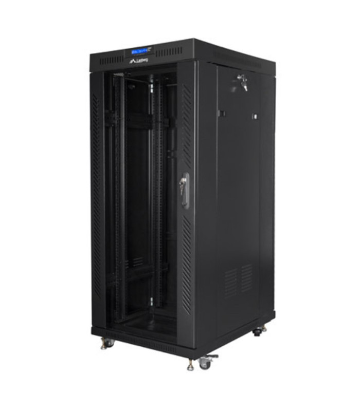 Armario lanberg rack 19 pulgadas 27u 600x800 negro