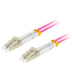 Cable fibra optica lanberg multi lc - upc - lc - upc duplex om4 50 - 125 lszh vi - 0.5m