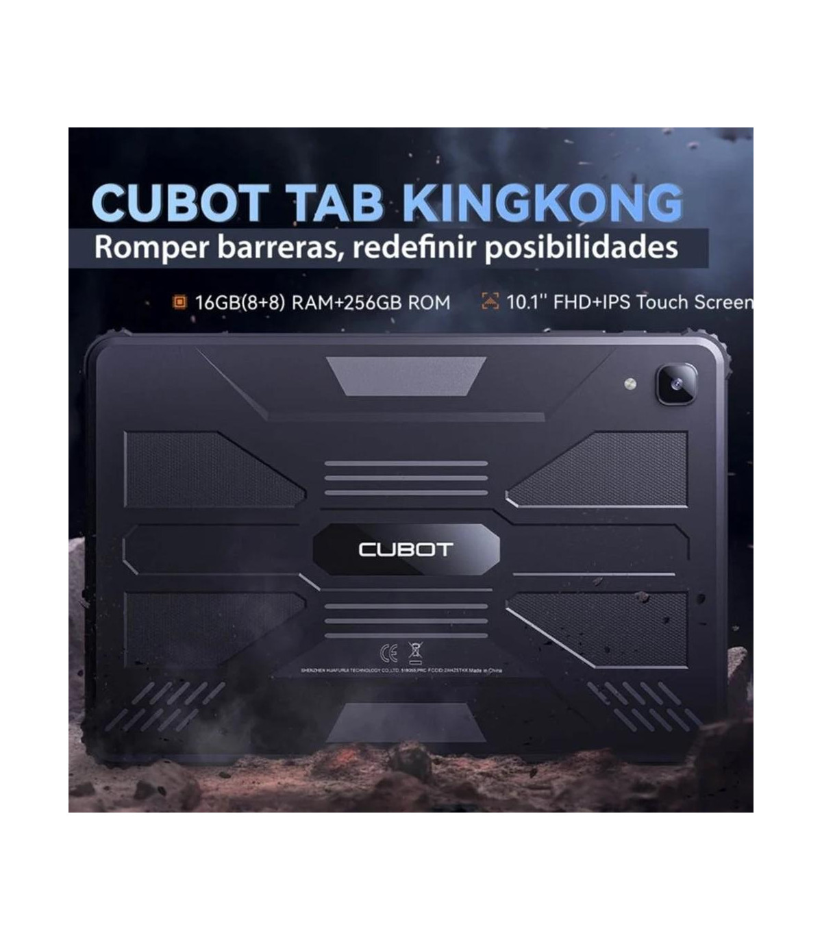 Tablet cubot tab king kong 4g rugerizada 10.1 pulgadas - 8gb - 256gb