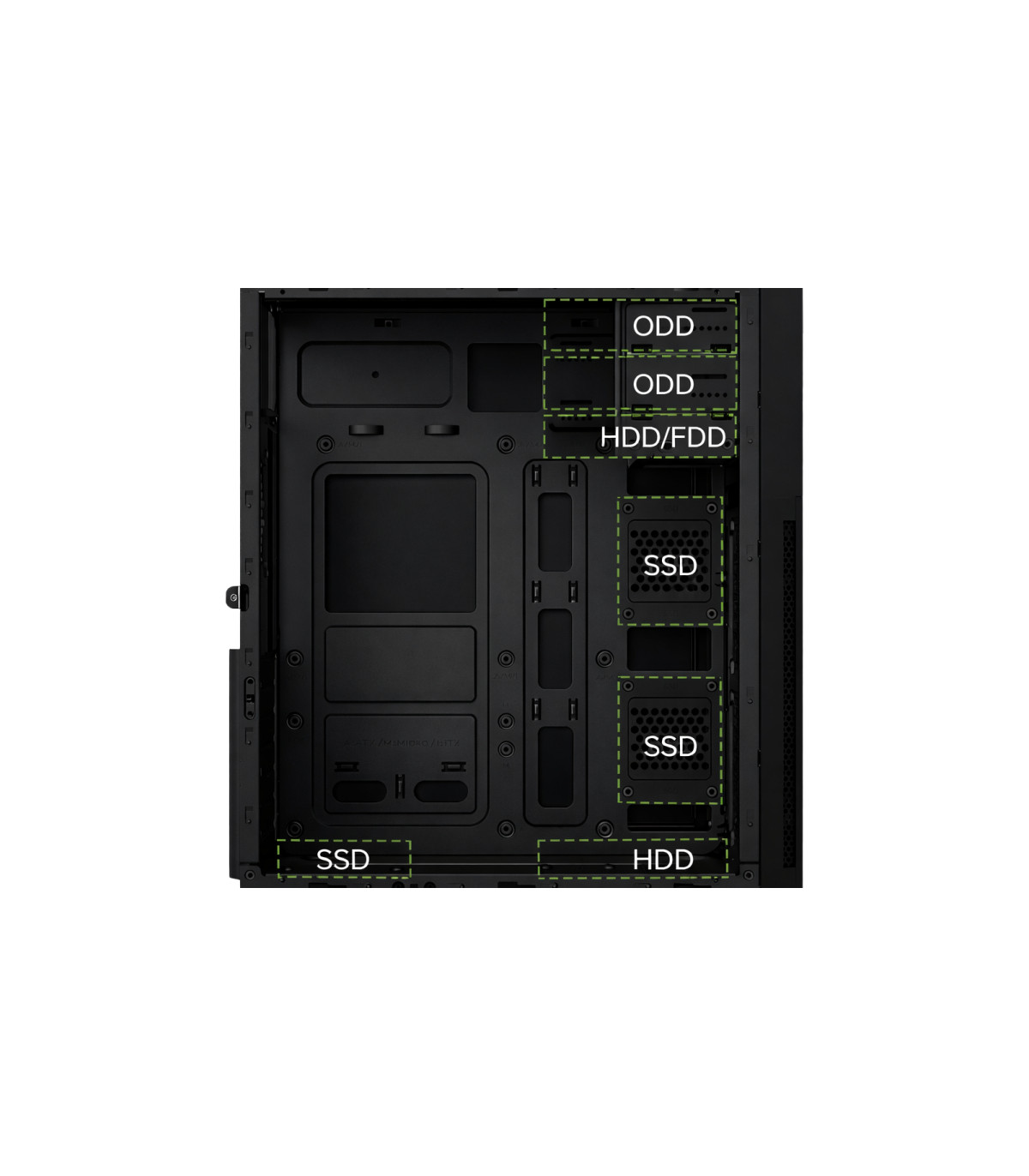 Caja ordenador coolbox atx a780 usb - c 3.2 gen1 fte.500w basic500