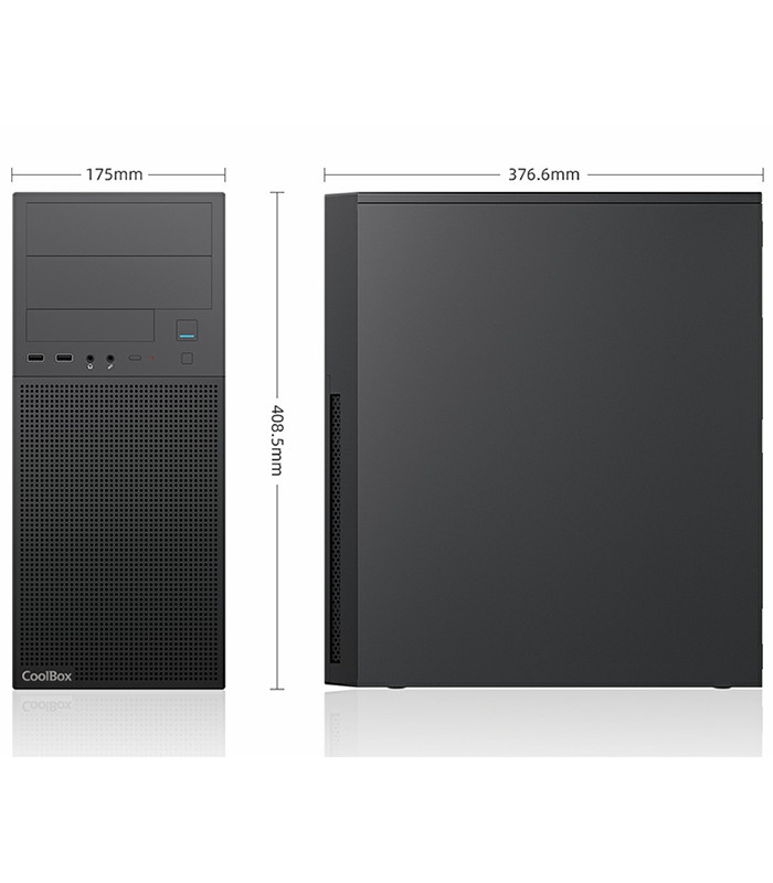 Caja ordenador coolbox atx a780 usb - c 3.2 gen1 fte.650w powerline3 efiefciencia 85%