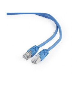Cable red latiguillo rj45 ftp cat 6 0.5m  azul