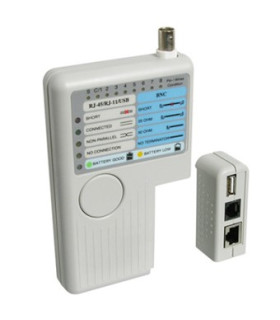Tester probador de cables wp rj11 - rj12 - rj45 - bcn - usb