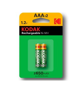 Blister pilas kodak recargables ni - mh aaa lr3 650mah -  blister 2 pilas
