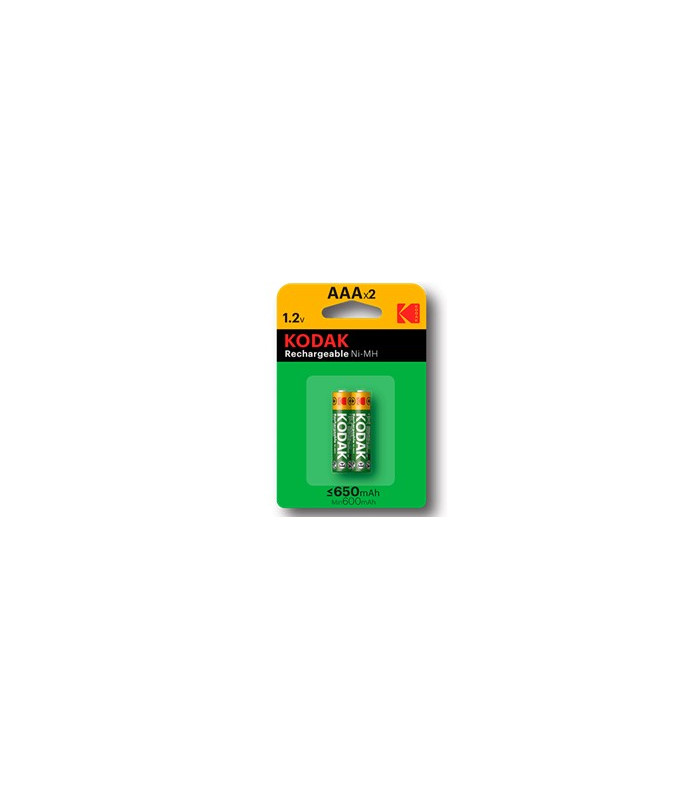 Blister pilas kodak recargables ni - mh aaa lr3 650mah -  blister 2 pilas
