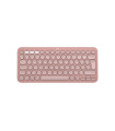 Teclado logitech pebble keys 2 k380s inalambrico rosa