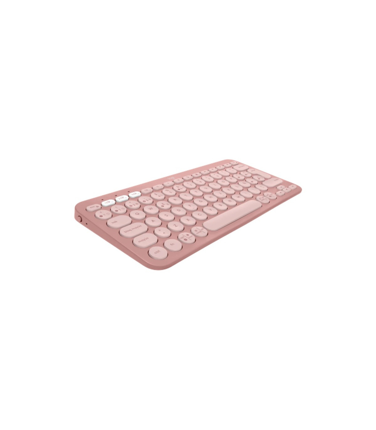 Teclado logitech pebble keys 2 k380s inalambrico rosa