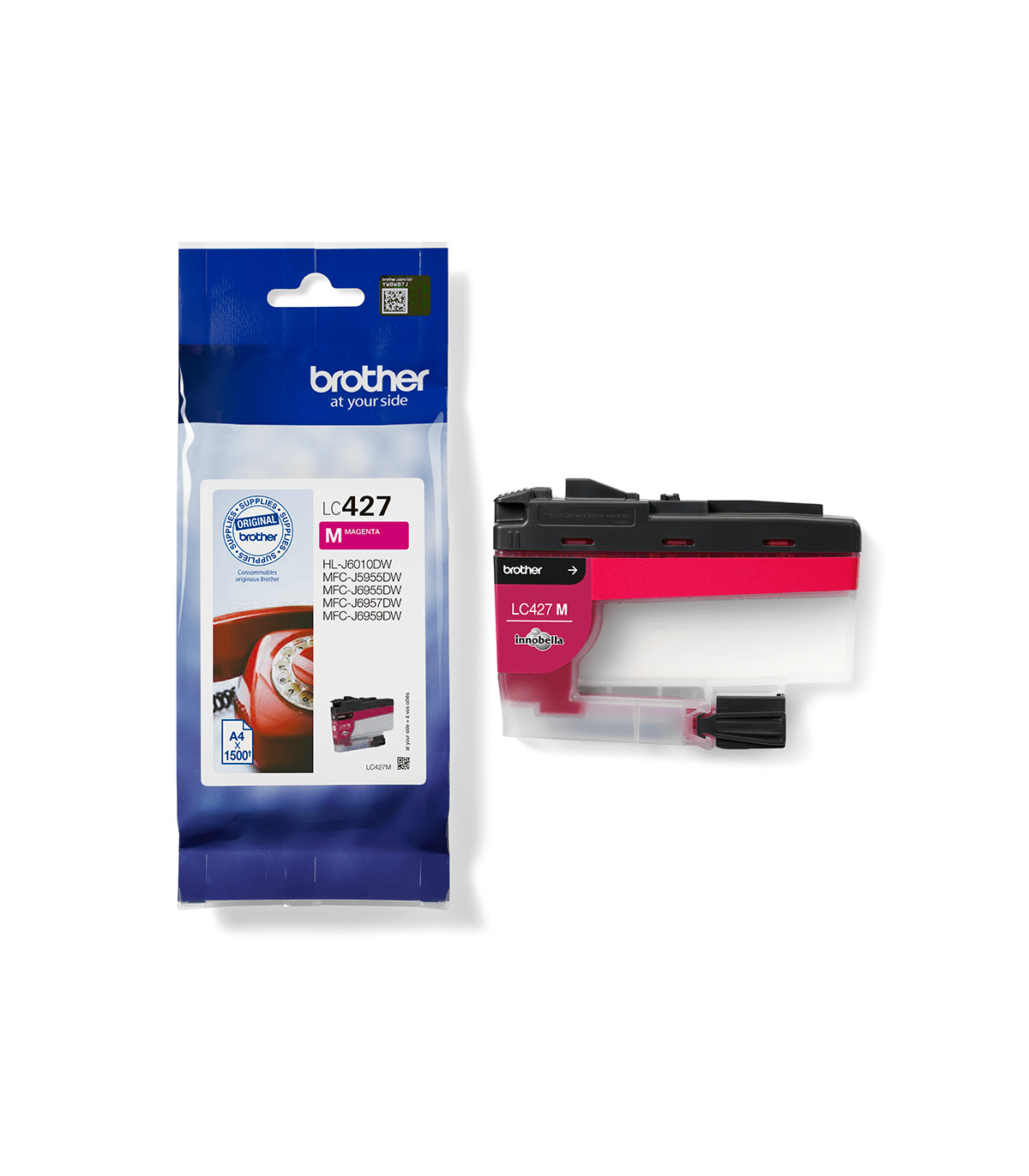 Cartucho tinta brother lc427m magenta 1500 paginas