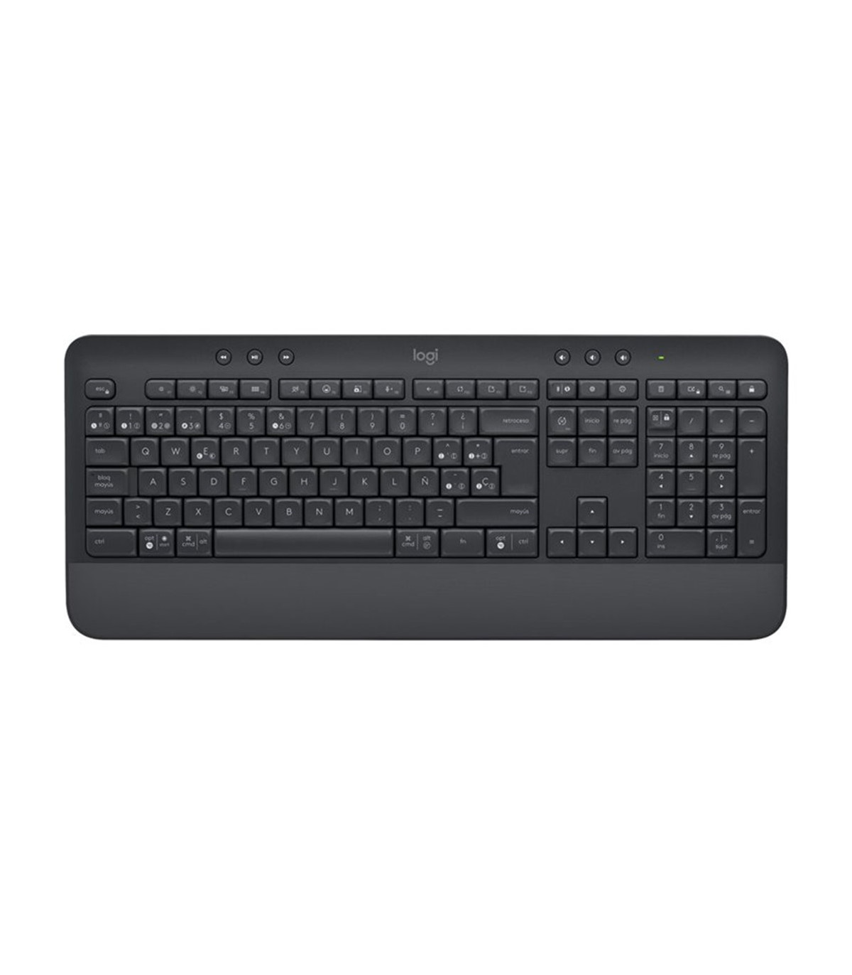 Teclado logitech signature k650 wireless inalambrico grafito