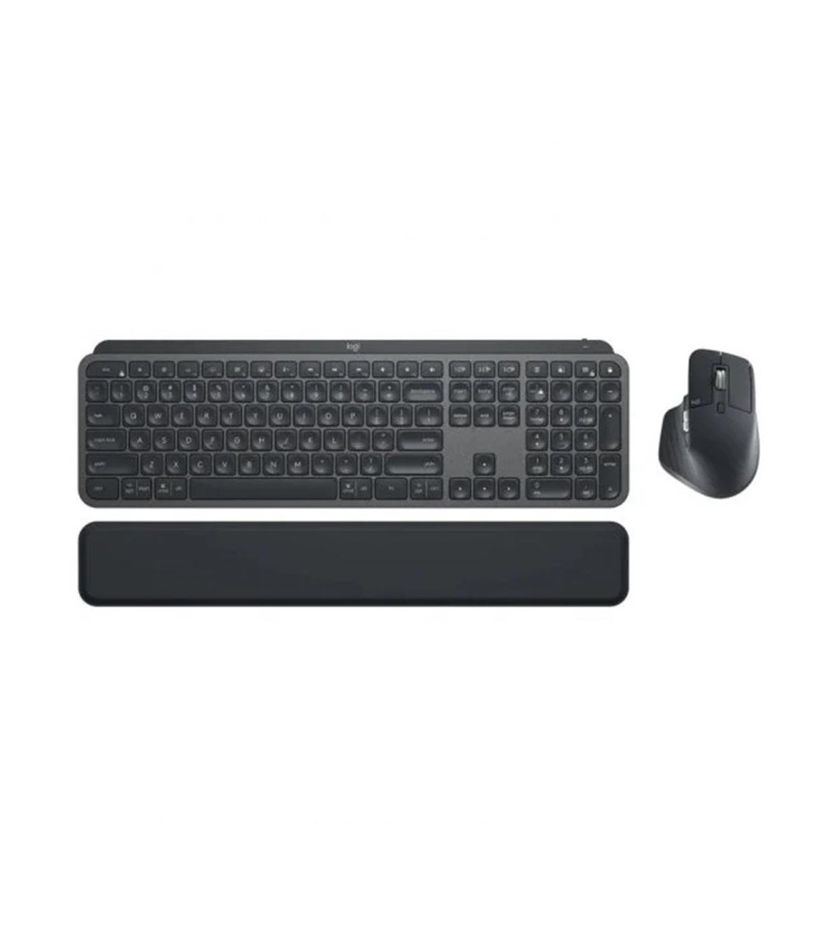 Teclado + raton logitech mx keys s combo inalambrico grafito español