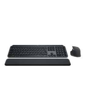 Teclado + raton logitech mx keys s combo inalambrico grafito español