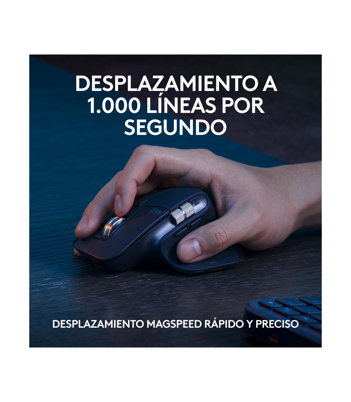 Teclado + raton logitech mx keys s combo inalambrico grafito español