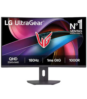 Monitor curvo gaming lg 32g600a - b 32 pulgadas qhd 180hz
