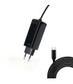 Cargador de pared tooq tqlc - usbcgan65pd - c 65w usb tipo c negro