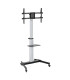 Soporte suelo con ruedas ewent vesa hasta 86 pulgadas 600x400mm max 50kg