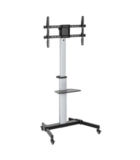 Soporte suelo con ruedas ewent vesa hasta 86 pulgadas 600x400mm max 50kg